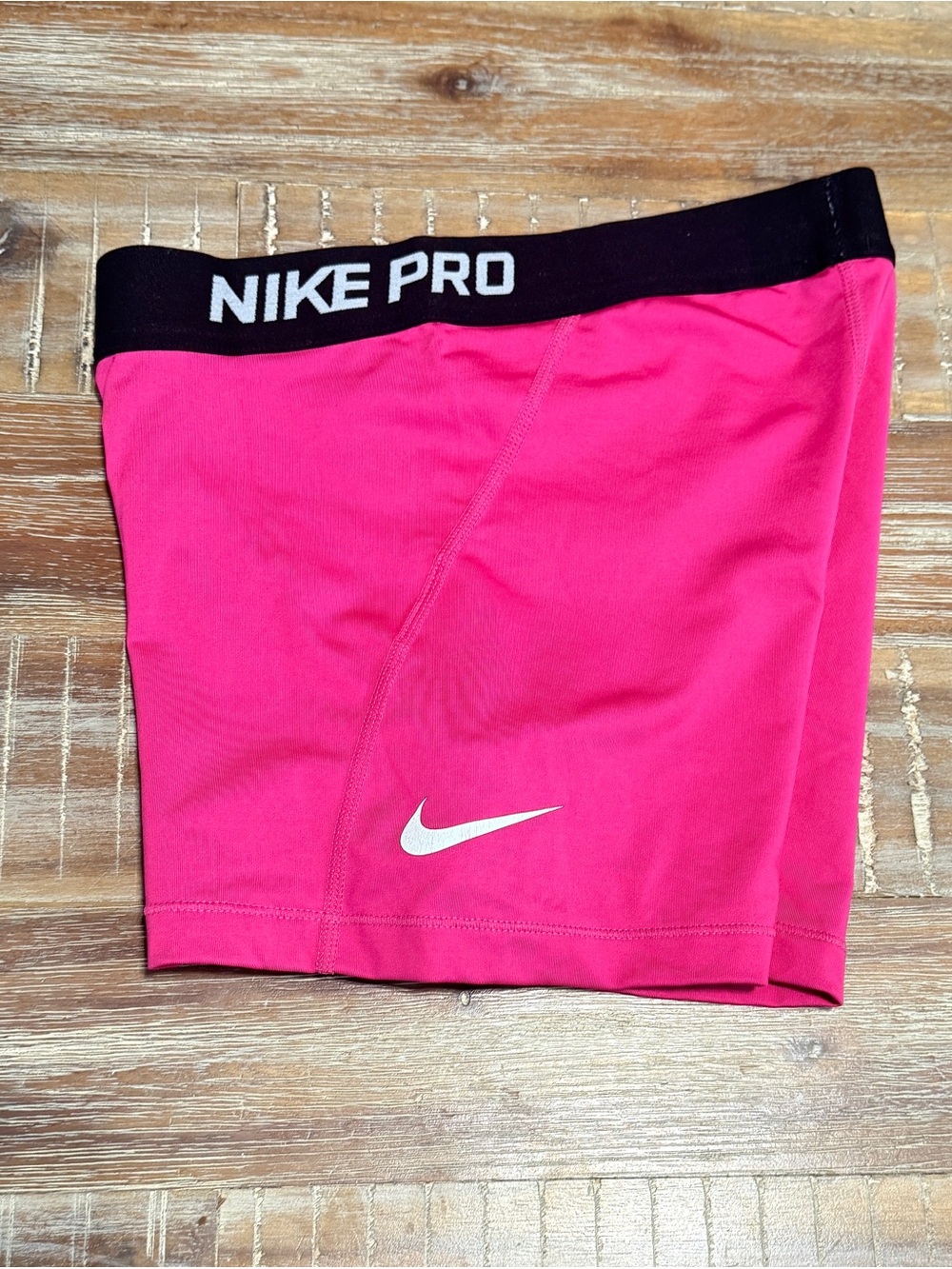 Nike Pro Dri-FIT Pink Athletic Compression Shorts Size S